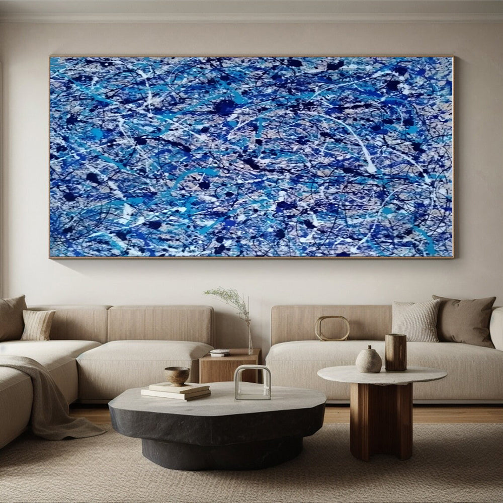 Oversized Contemporary Abstract Painting for Cruise Ship Grand Lobbies