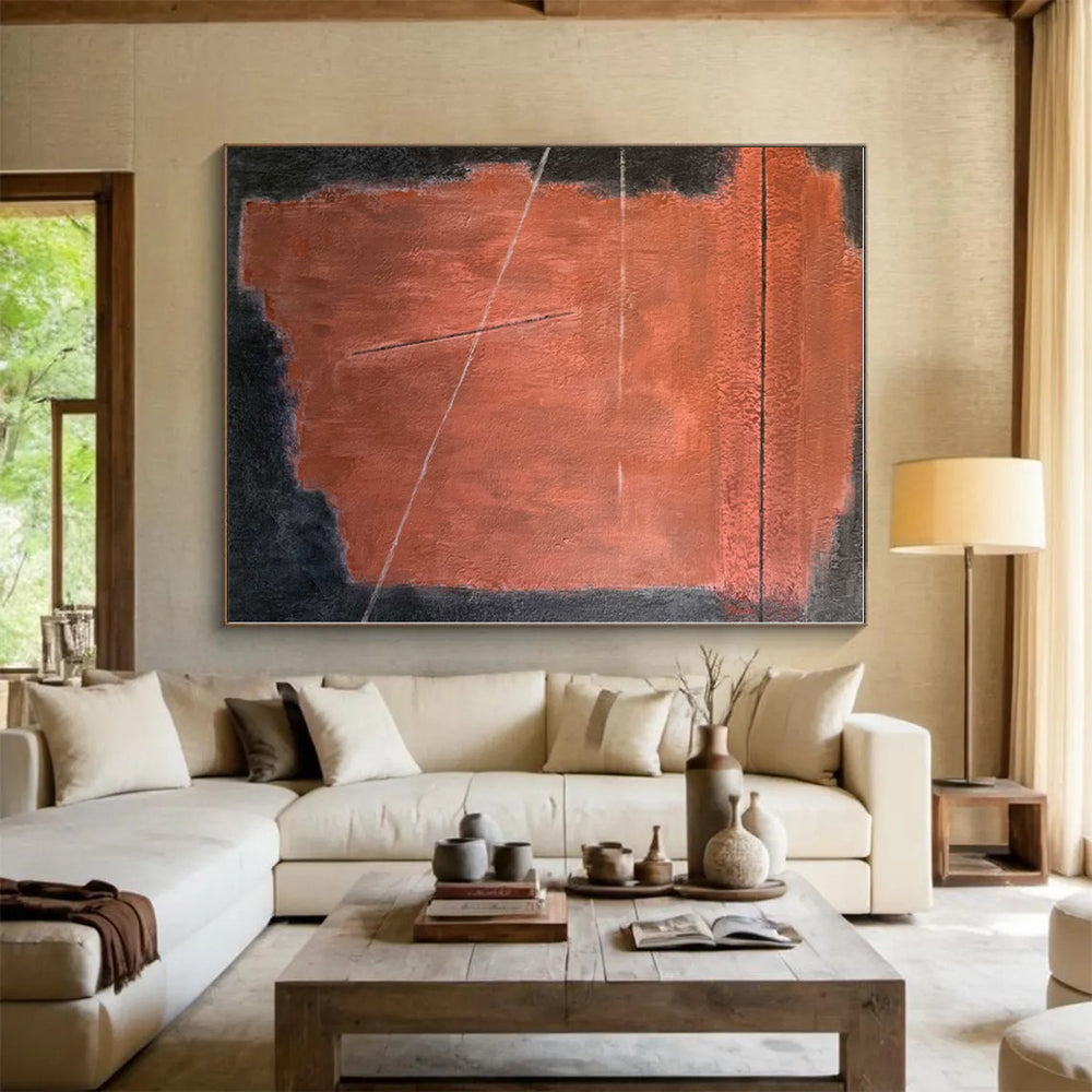 Enormous Made-to-Order Abstract Wall Art for Entryway Coat Closet Wall