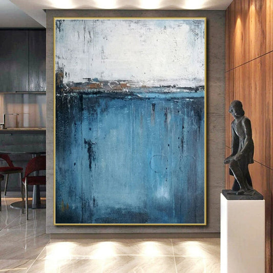 Extra-Large Modern Abstract Artwork for Co-Working Space Collaboration Areas