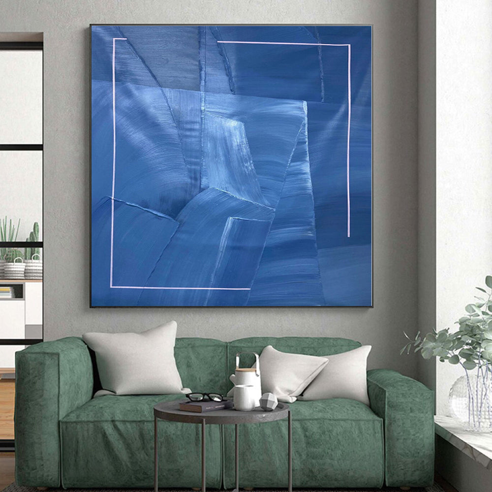 Colossal Custom Abstract Canvas for Kids’ Playroom Climbing Wall