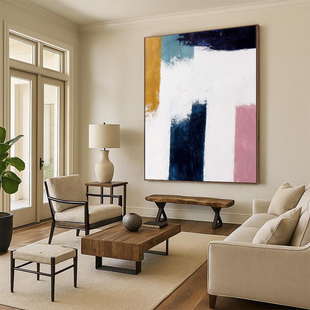 Oversized Abstract Botanical Painting - Made to Order Gouache for Botanical Garden Gift Shops