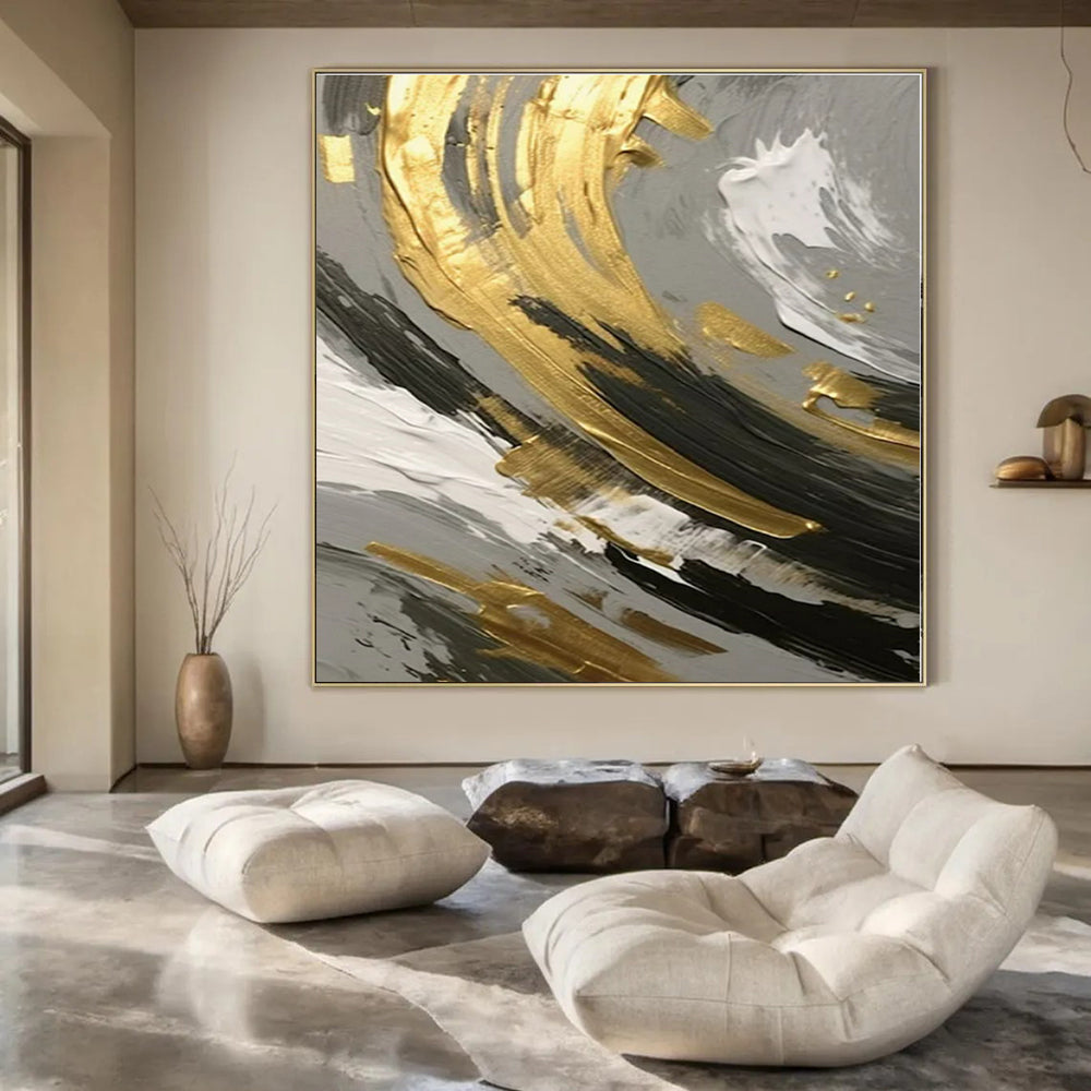 Ethereal Fairyland Hand-Painted Abstract Mural for Magical Bedrooms