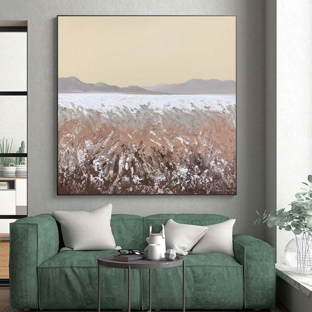 Large-Scale Contemporary Abstract Wall Art for Garage Workshop Inspiring Look