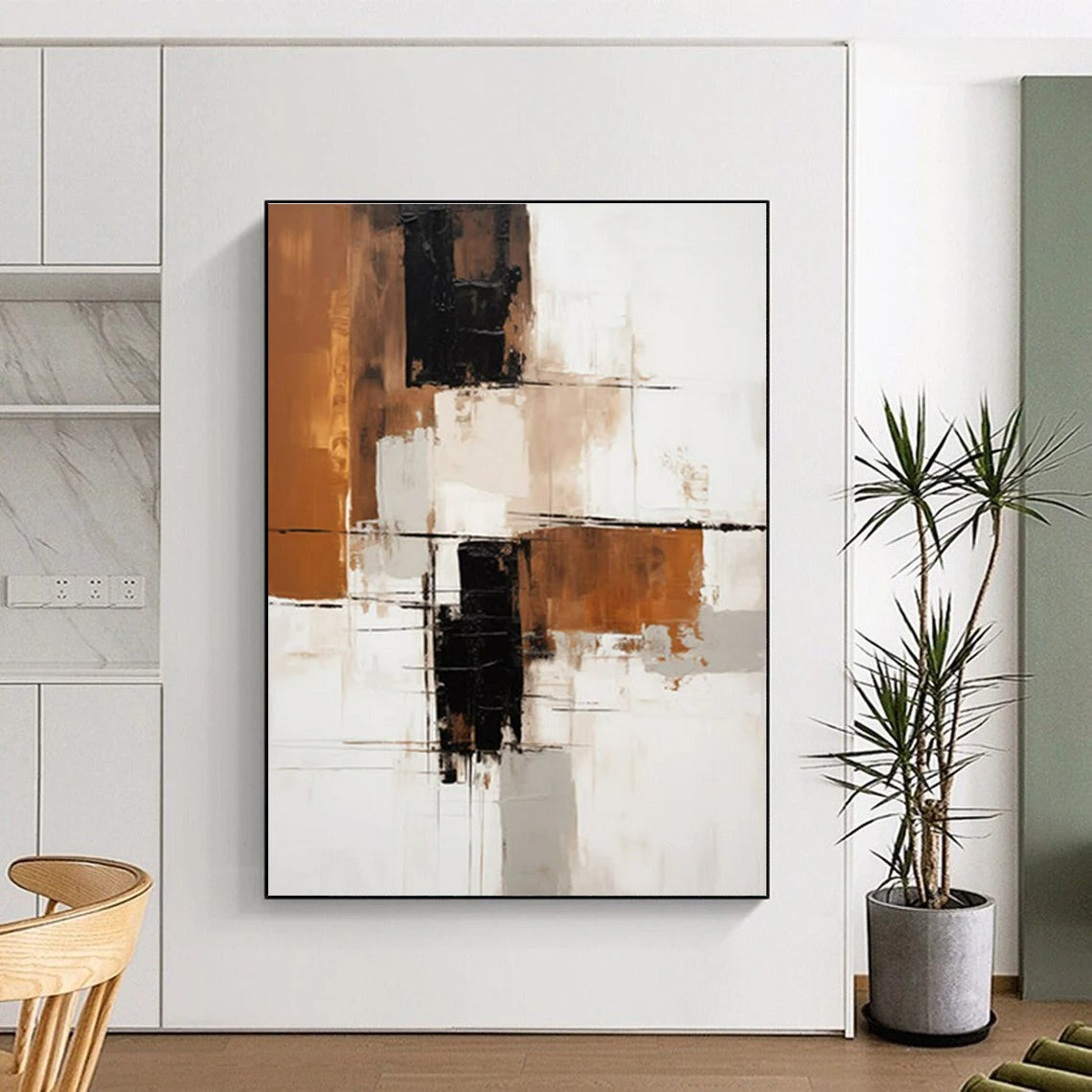 Vast Modern Abstract Wall Art for Garage Workshop Inspiring and Practical Design