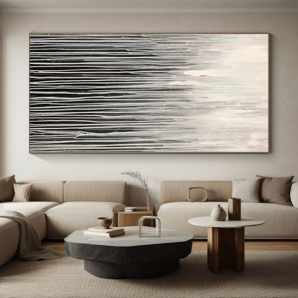 Custom Oversized Abstract Canvas for Family Gallery Walls