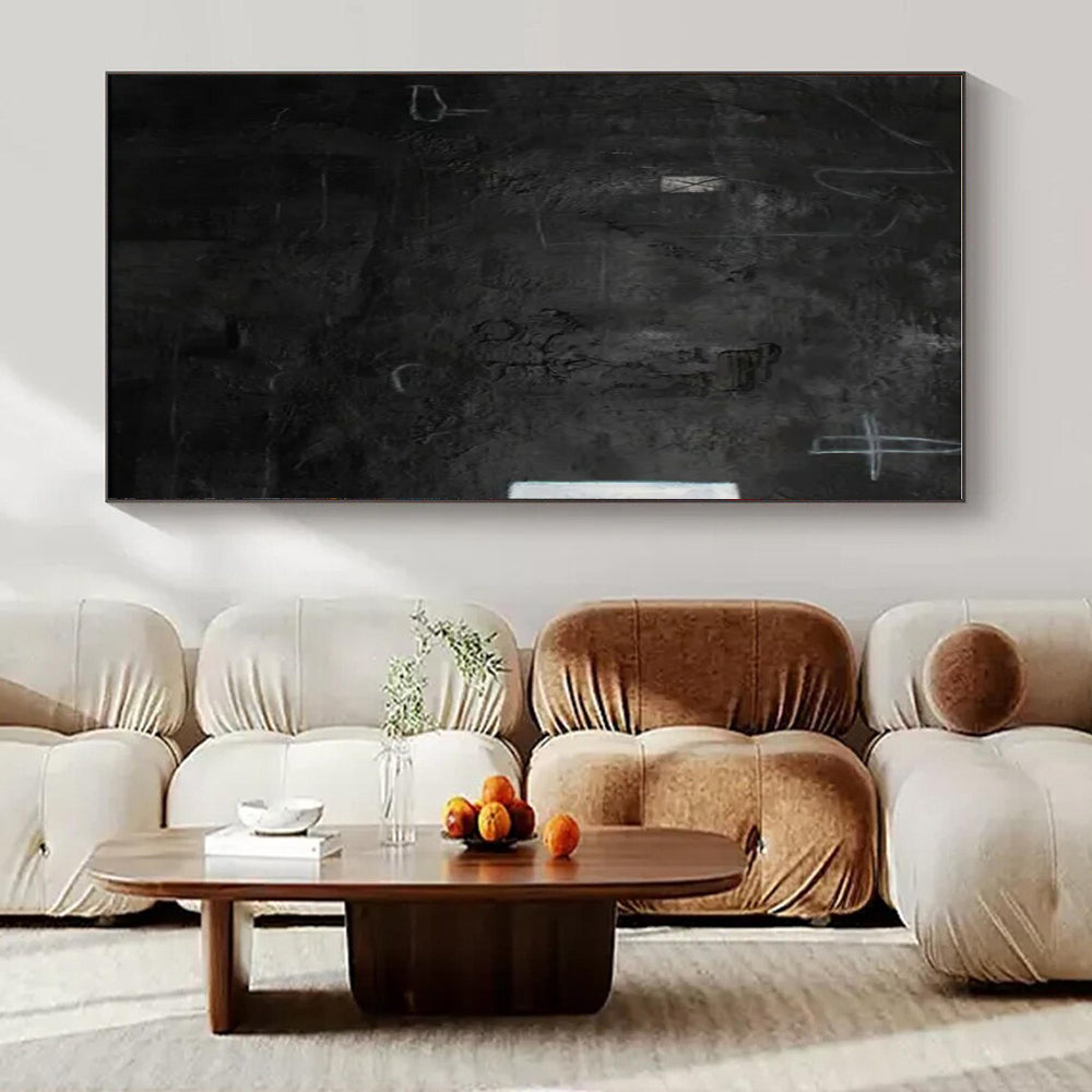 Oversized Custom Hand-Painted Abstract Art for Dining Room & Hallway