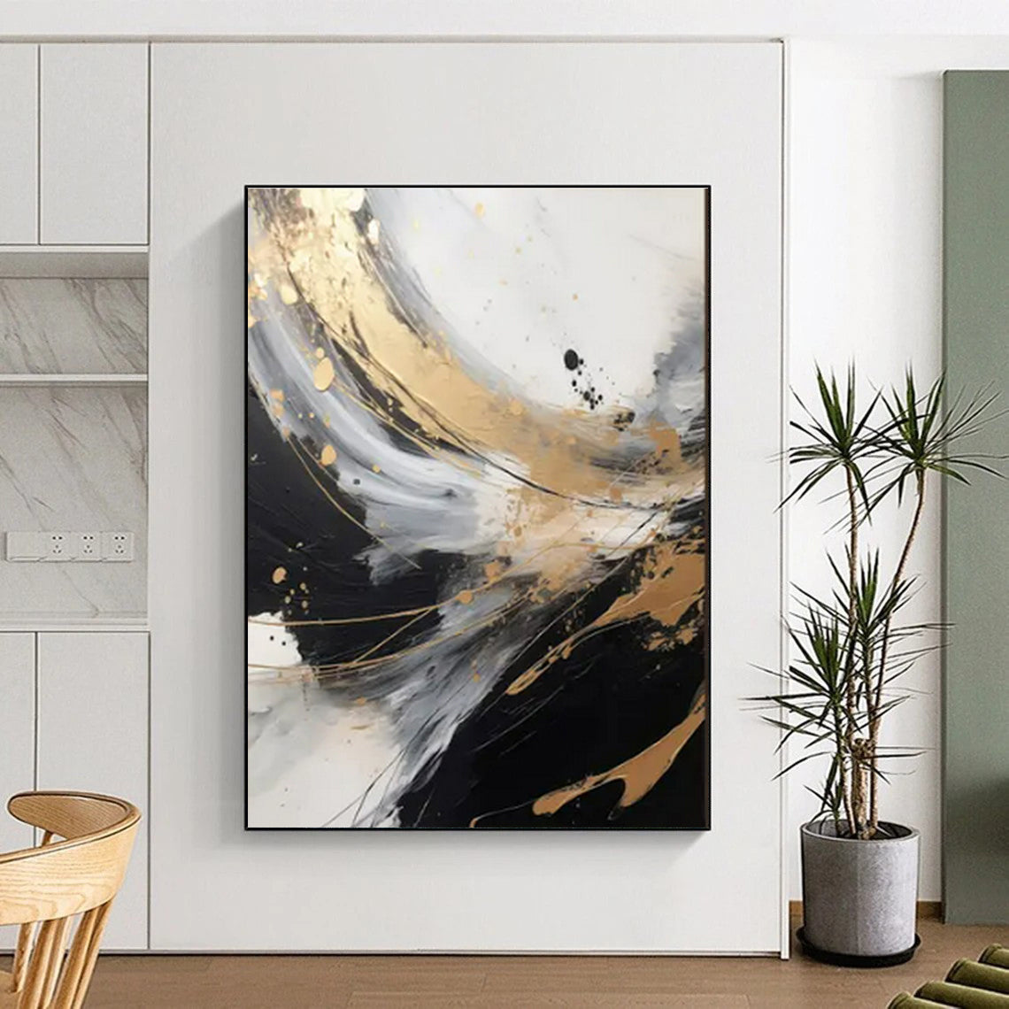 Monumental Modern Abstract Art for Hotel Suite Luxury Upgrades