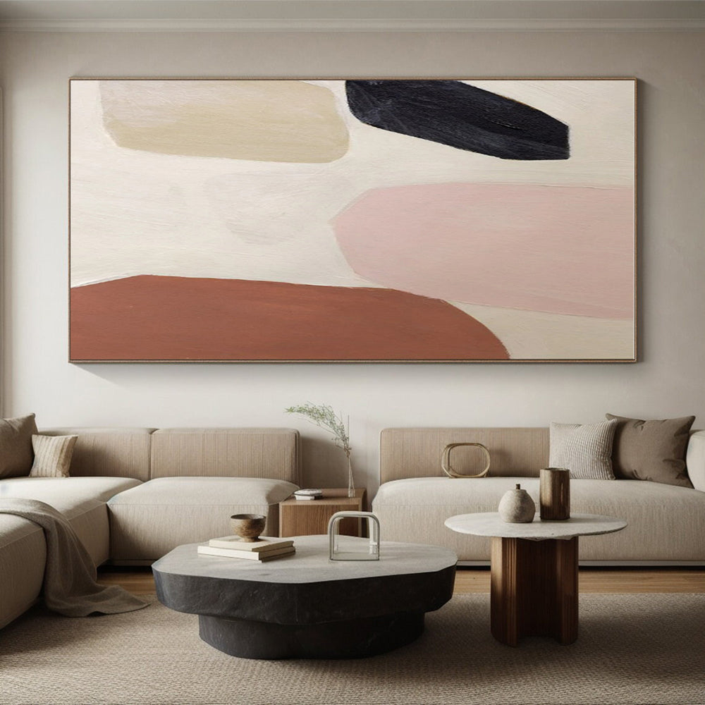 Massive Hand-Finished Abstract Art for Yoga Studios LargeART0656