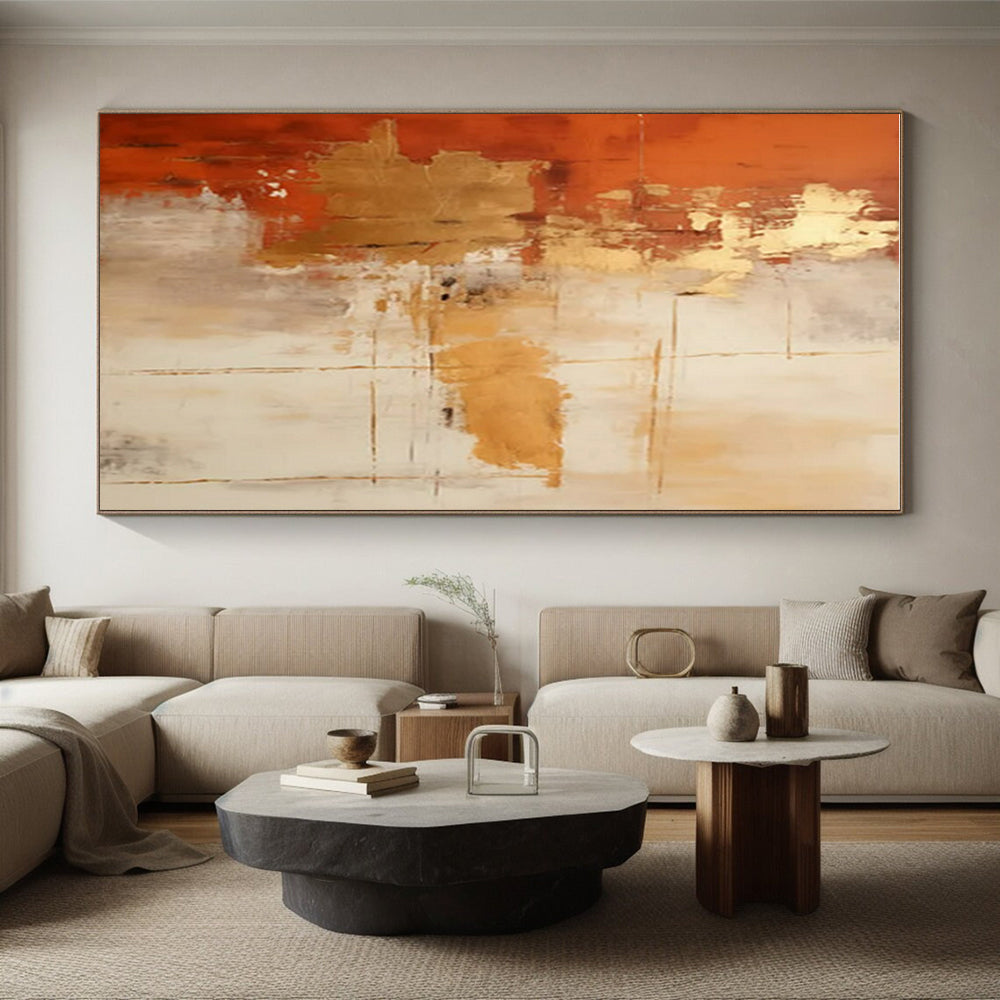Super-Sized Modern Abstract Canvas for Kids’ Playroom Imaginative Backdrop