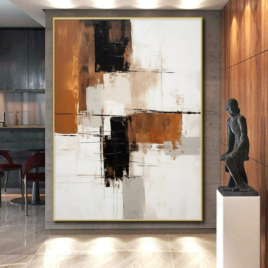 Vast Modern Abstract Wall Art for Garage Workshop Inspiring and Practical Design