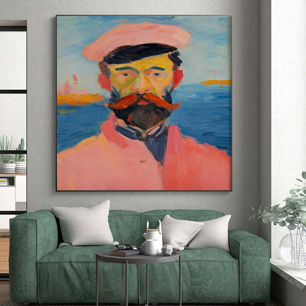 Oversized Modern Abstract Artwork for Art Gallery Exhibition Walls