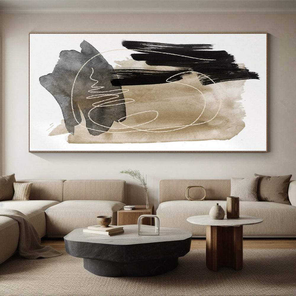 Grand Made-to-Order Abstract Wall Art for Entryway Window Sill Walls
