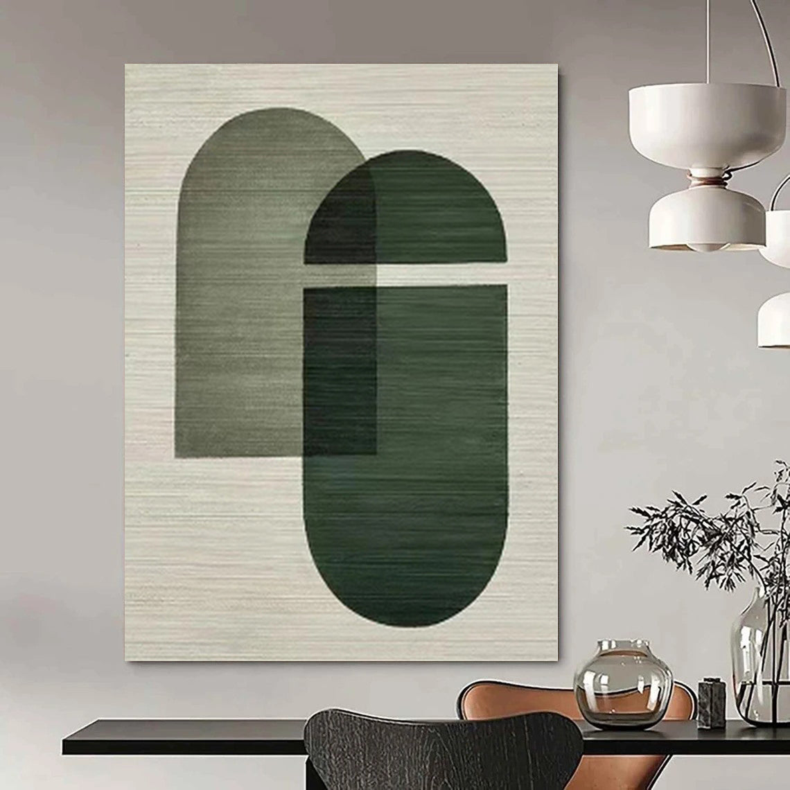 Giant Abstract Art for Pet Nook Spaces - Made to Order Acrylic on Canvas