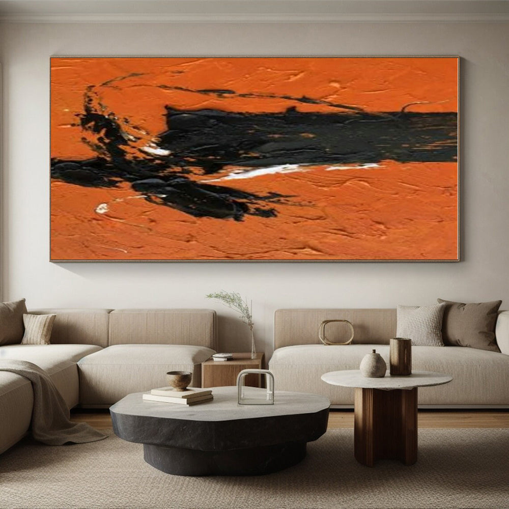 Custom-Made Grand Hand-Painted Abstract Painting for Master Bedroom Dressing Area Wall LargeART0604