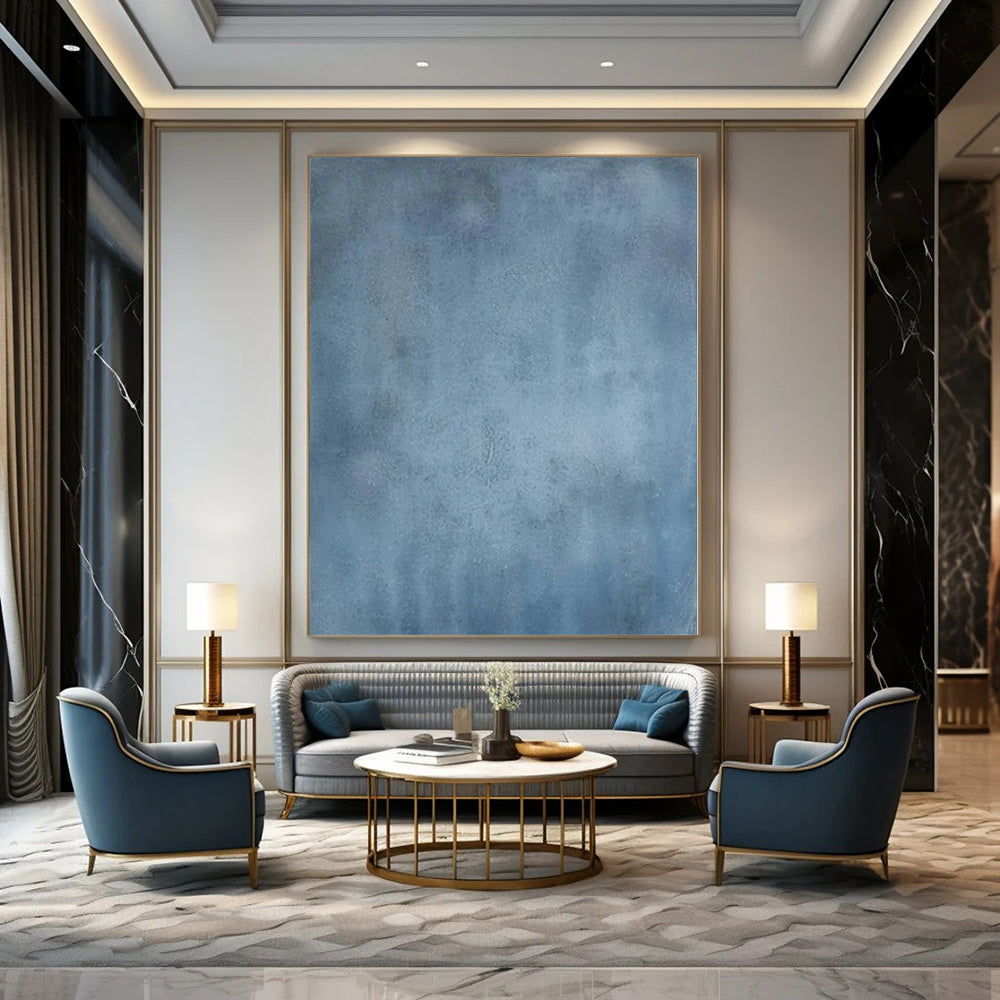 Large Abstract Canvas for Home Office Alcoves - Commissioned Oil on Linen
