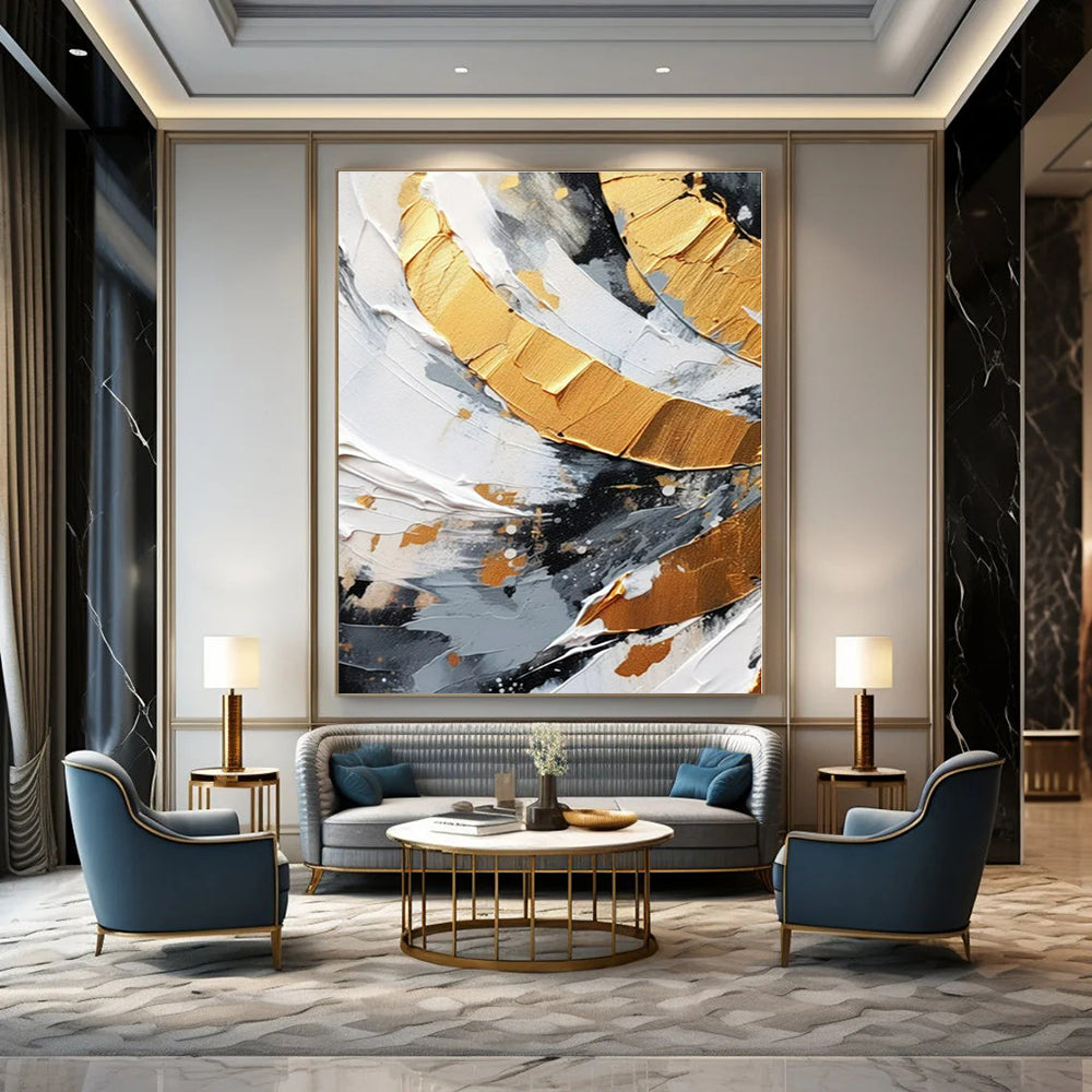 Industrial Edge Hand-Painted Mural for Urban-Style Bedrooms