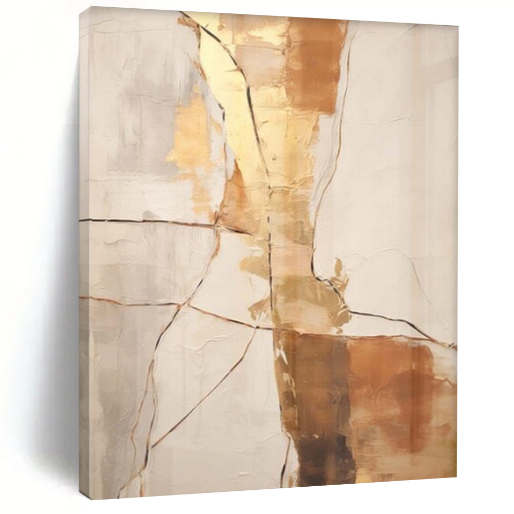 Huge Hand-Painted Contemporary Abstract Painting for Family Home Multi-Purpose Rooms
