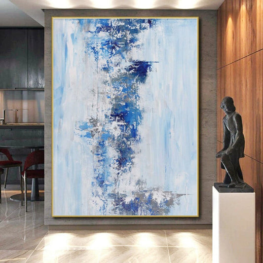 Custom Extra Large Abstract Veil Painting - Hand-Painted Gouache for Wedding Venue Aisles