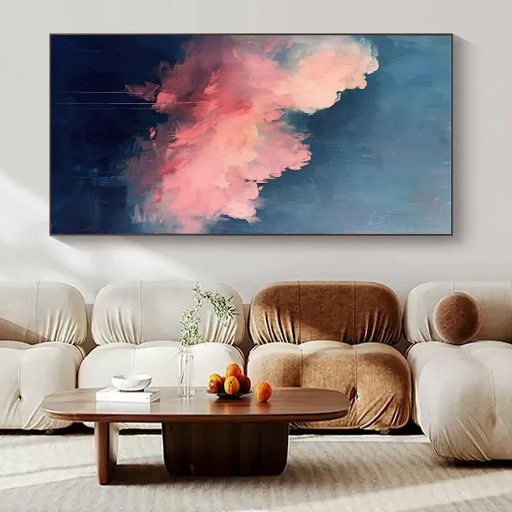 Oversized Custom Hand-Painted Abstract Art for Office & Hotel Outdoor Gardens