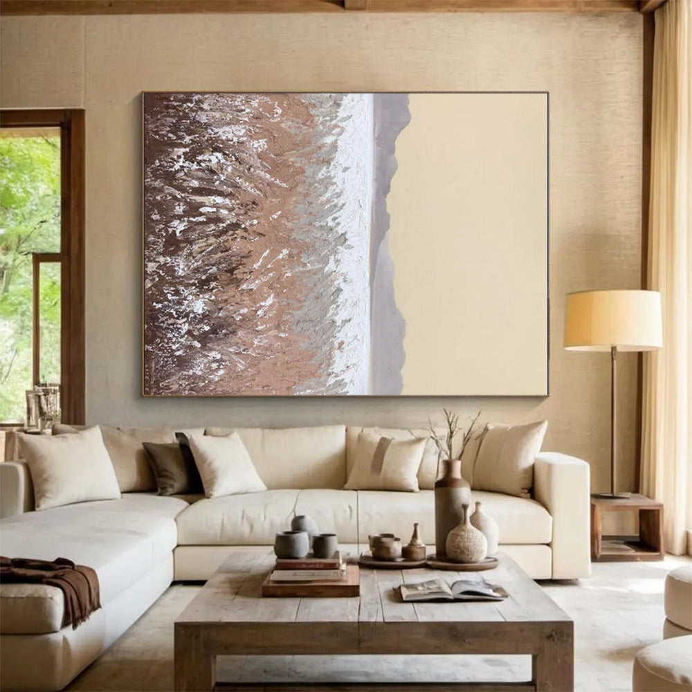 Large-Scale Contemporary Abstract Wall Art for Garage Workshop Inspiring Look