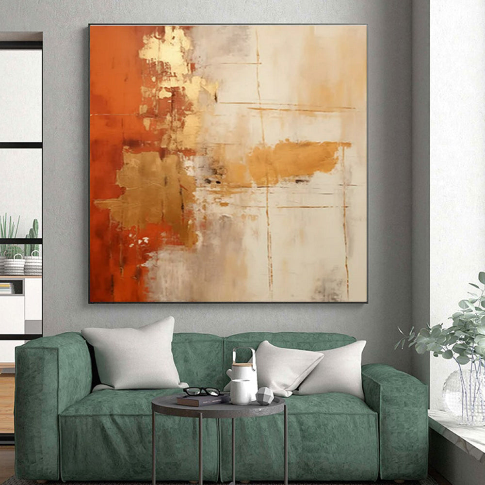 Super-Sized Modern Abstract Canvas for Kids’ Playroom Imaginative Backdrop