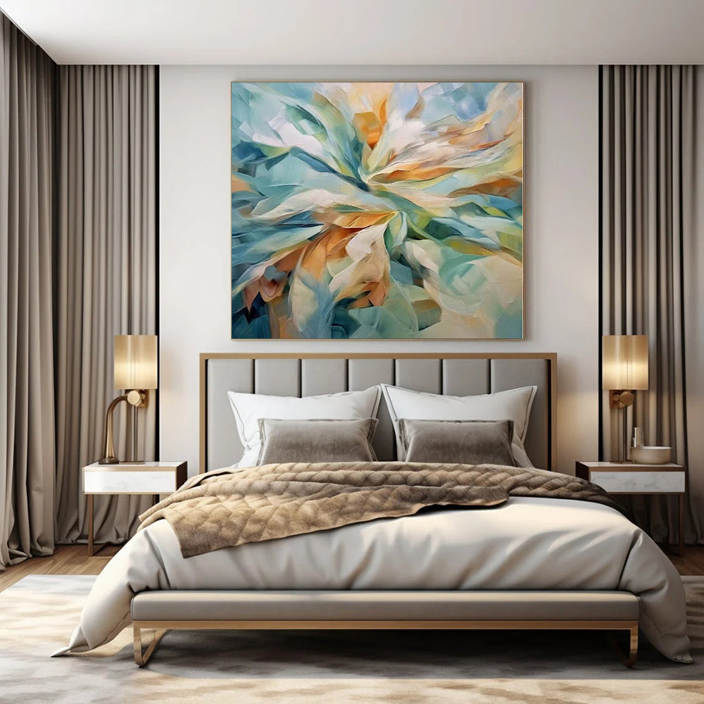 Giant Abstract Wall Art for Attic Studio Spaces - Made to Order Oil on Linen