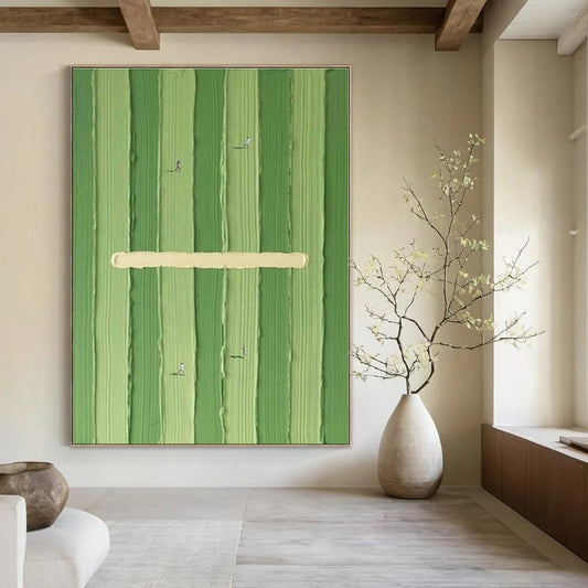 Hand-Painted Personalized Abstract Art for Dining Room and Entryway