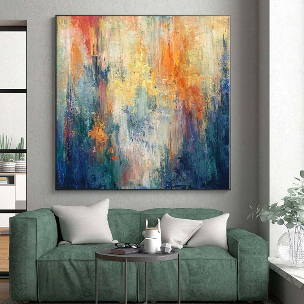 Huge Handcrafted Abstract Art for Garage Tool Wall