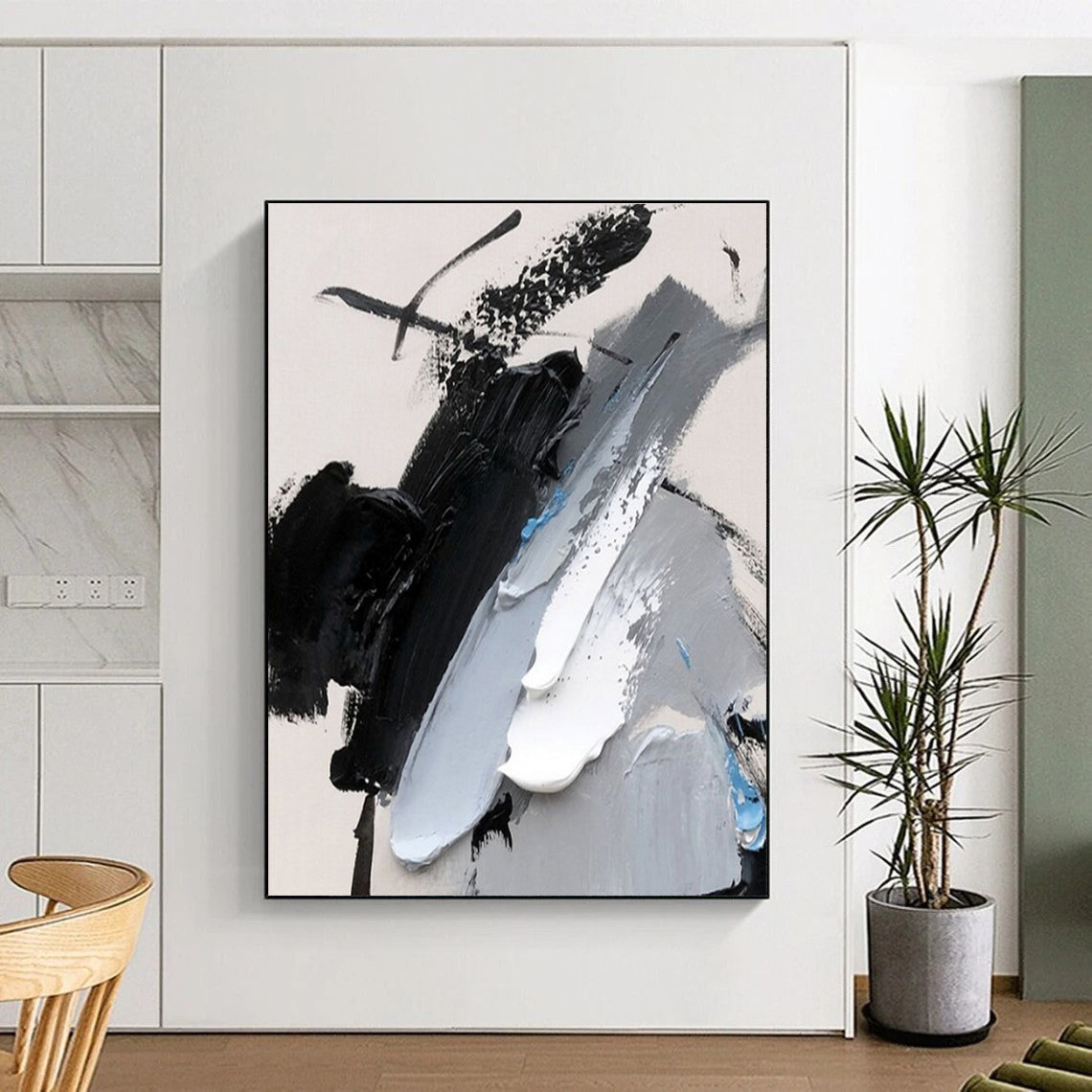 Colossal Modern Abstract Wall Art for Mudroom Functional and Stylish Design
