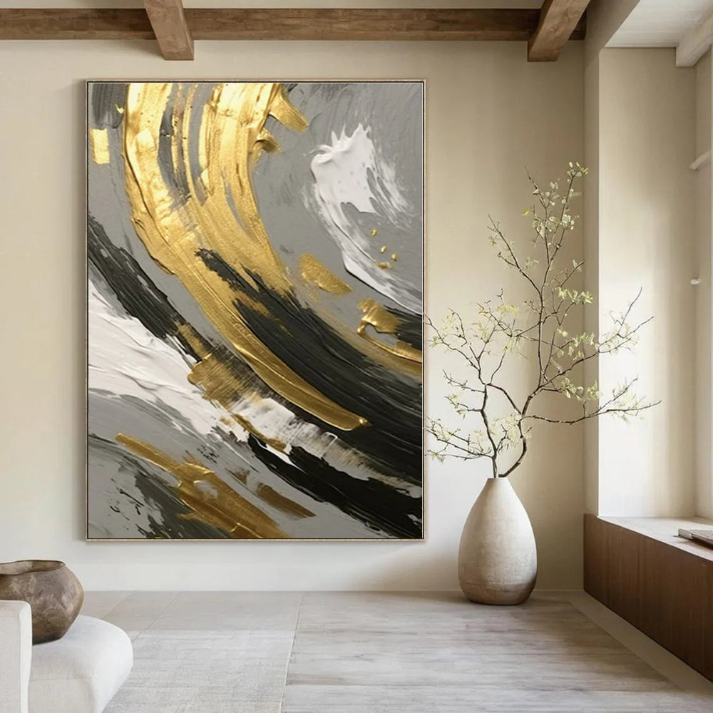 Ethereal Fairyland Hand-Painted Abstract Mural for Magical Bedrooms