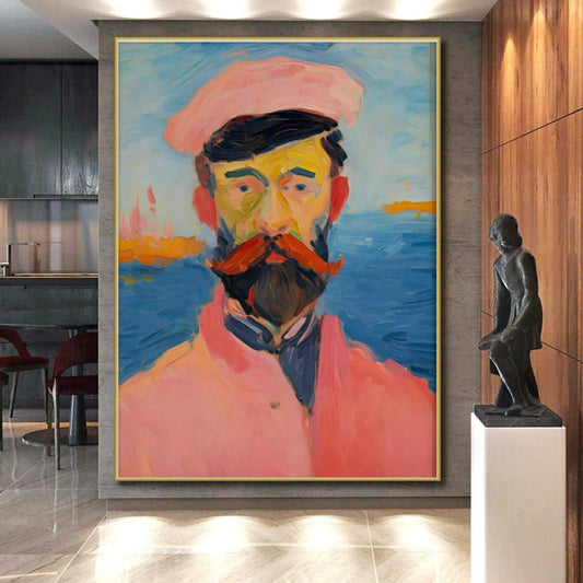 Oversized Modern Abstract Artwork for Art Gallery Exhibition Walls