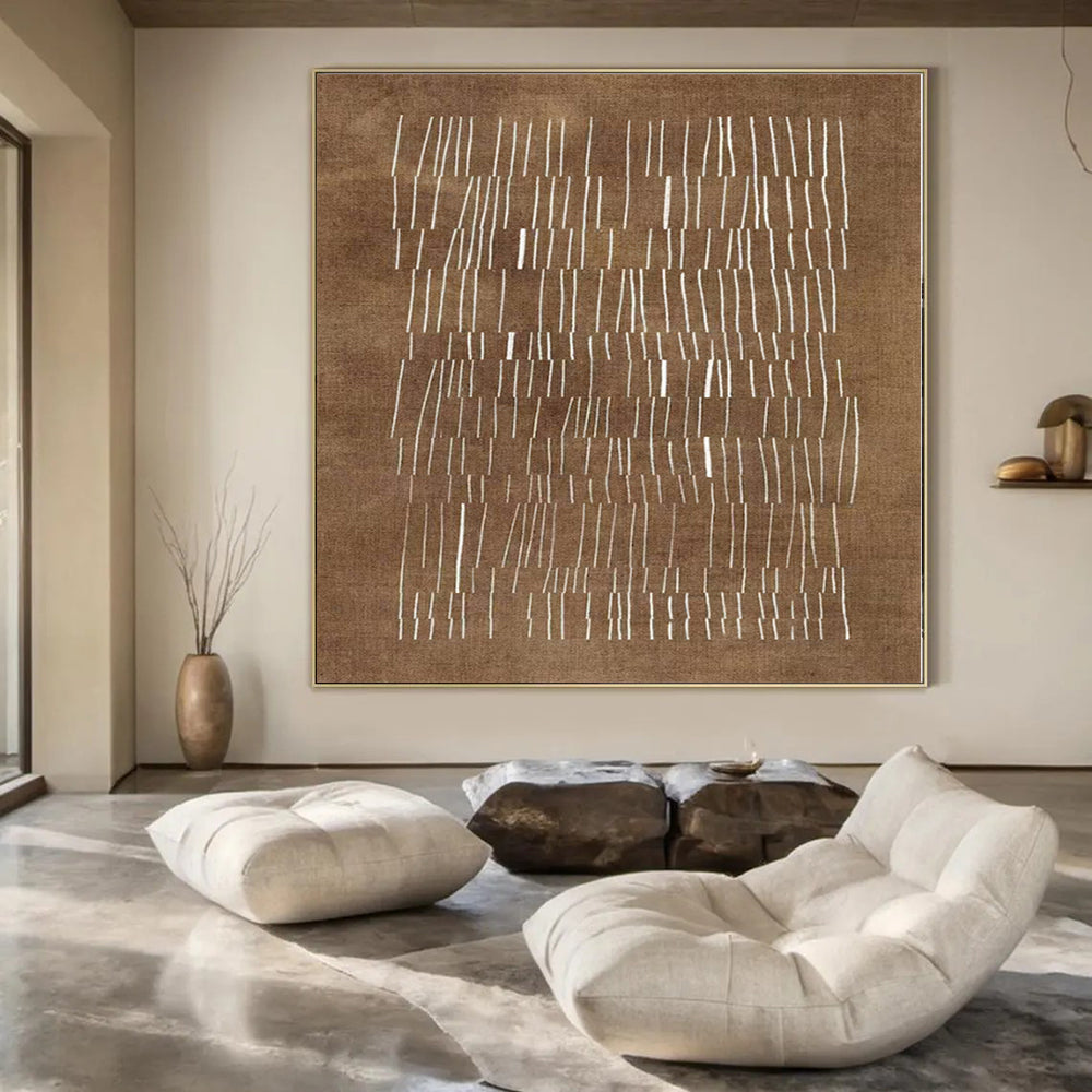 Super-Sized Hand-Painted Modern Abstract Wall Decor for Family Home Teen Hangouts