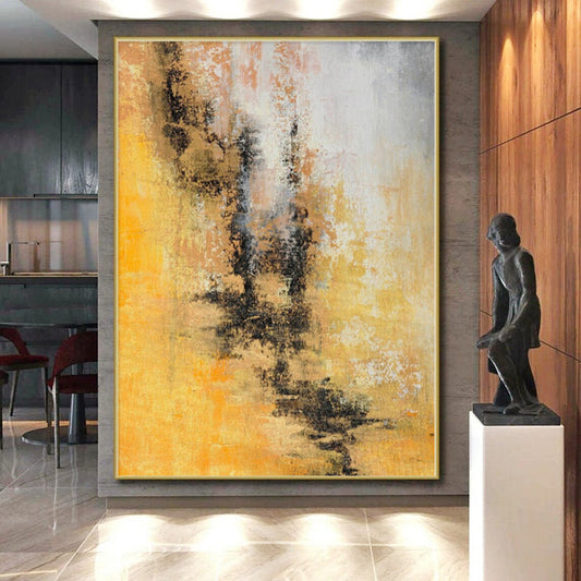 Monumental Abstract Tribal Art - Made to Order Acrylic for Cultural Center Galleries