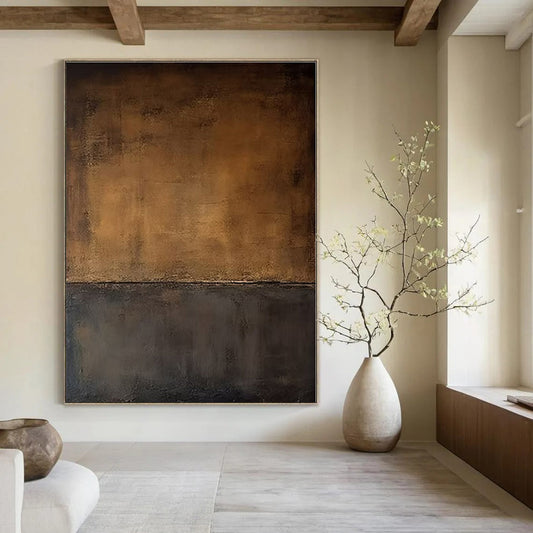 Hand-Painted Bespoke Abstract Art for Dining Room and Hallway