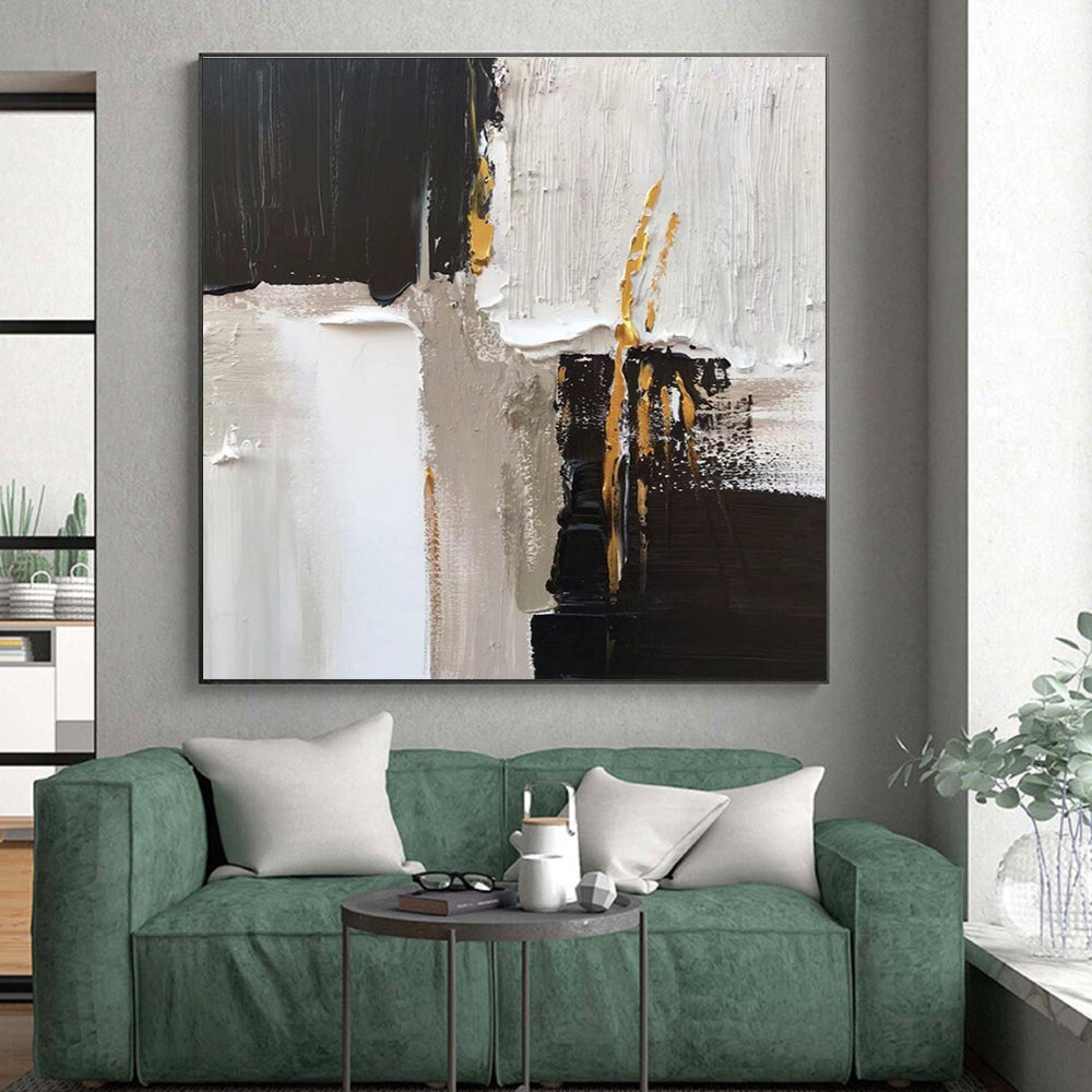 Super-Sized Contemporary Abstract Canvas for Kids’ Playroom Imaginative Decor