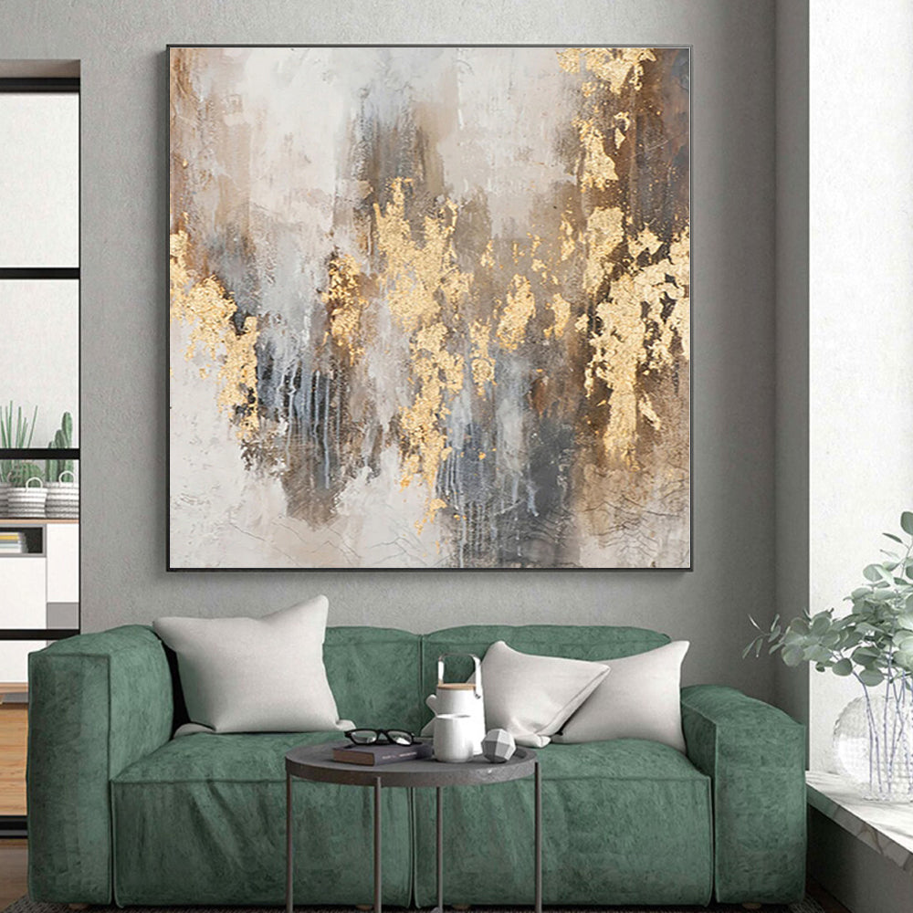 Oversized Custom Hand-Painted Abstract Art for Home Office Focal Wall LargeART0576