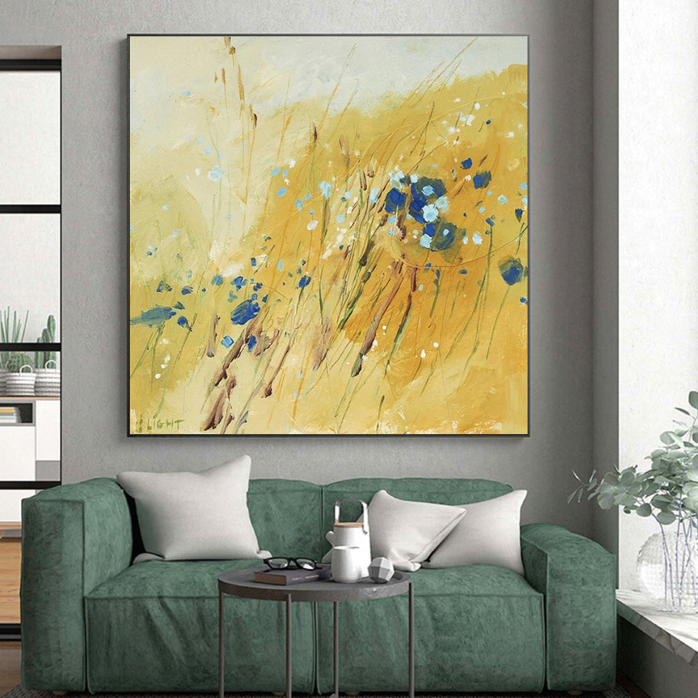 Colossal Abstract Wall Art for Home Gym Mirror Wall