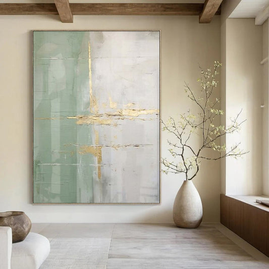 Extra-Vast Hand-Painted Modern Abstract Artwork for Family Home Conservatories