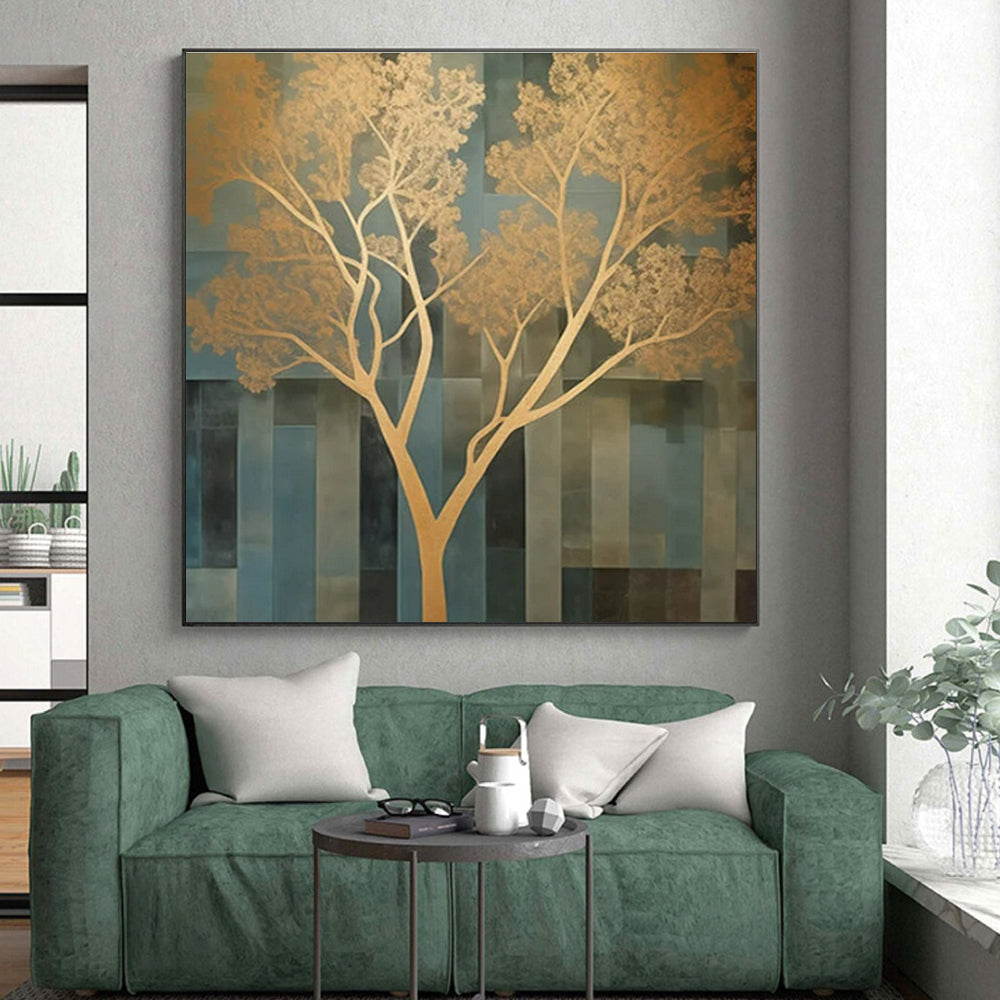 Huge Contemporary Abstract Painting for Home Gym Motivational Decor