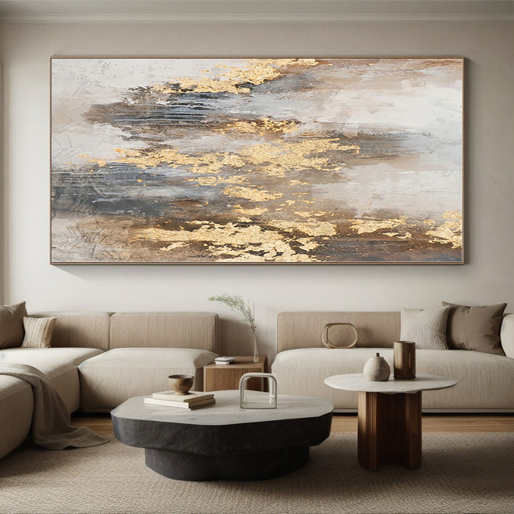 Oversized Custom Hand-Painted Abstract Art for Home Office Focal Wall LargeART0576