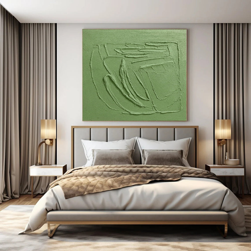 Oversized Abstract Wall Art for Home Library Ladders - Commissioned Acrylic on Linen