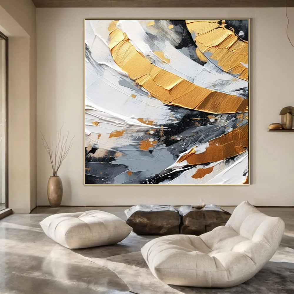 Industrial Edge Hand-Painted Mural for Urban-Style Bedrooms