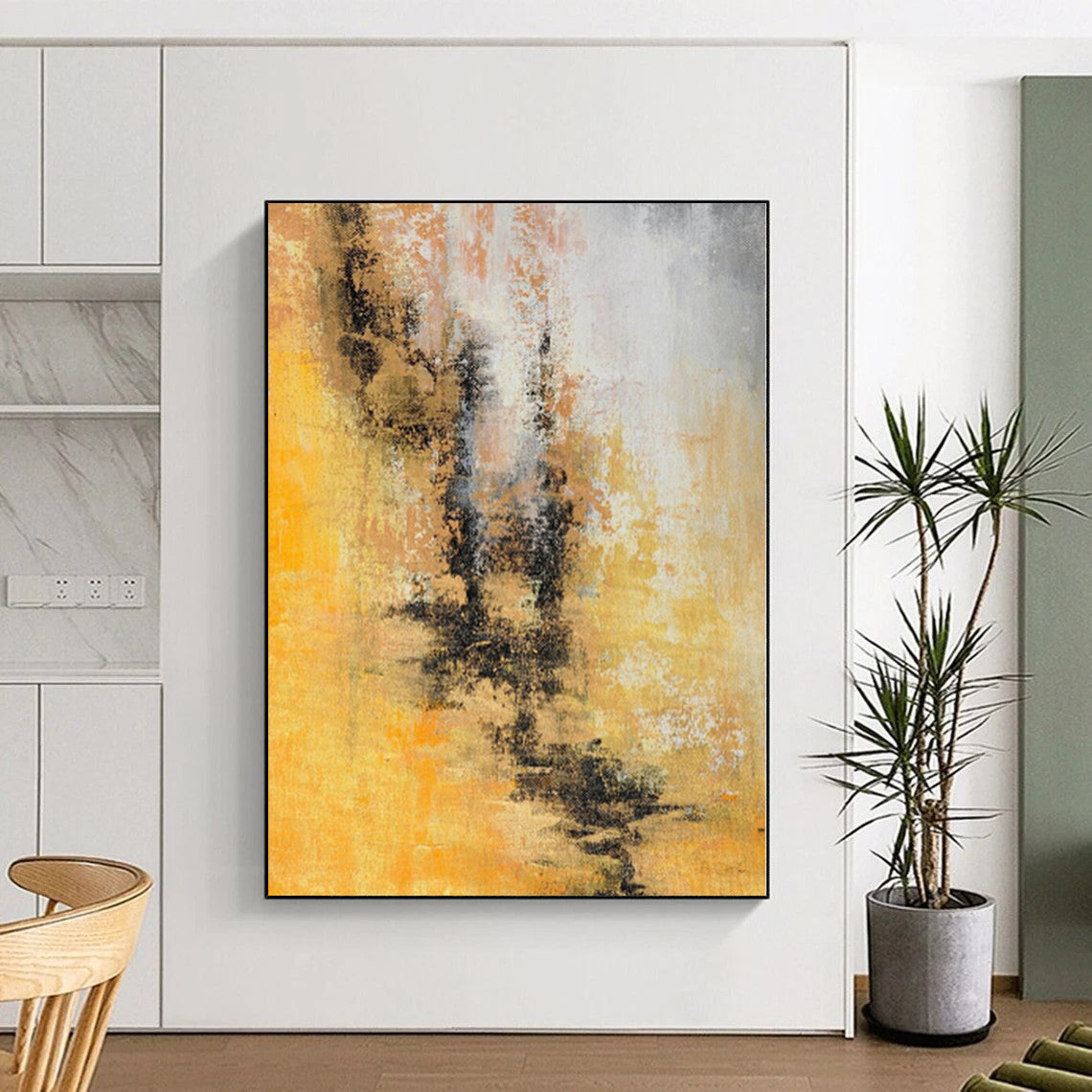 Monumental Abstract Tribal Art - Made to Order Acrylic for Cultural Center Galleries