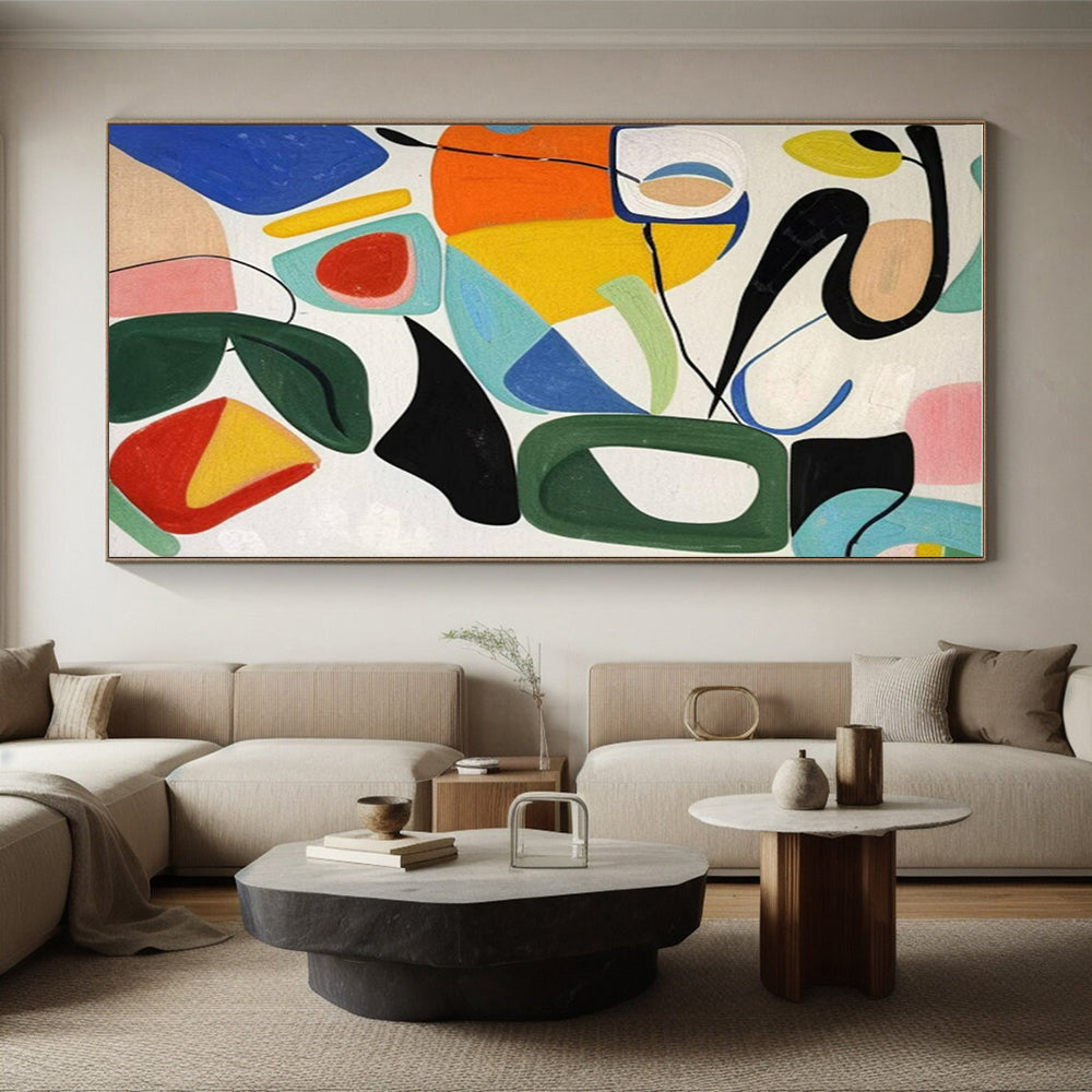 Gigantic Hand-Crafted Abstract Canvas for Impactful Wall Art LargeART0635