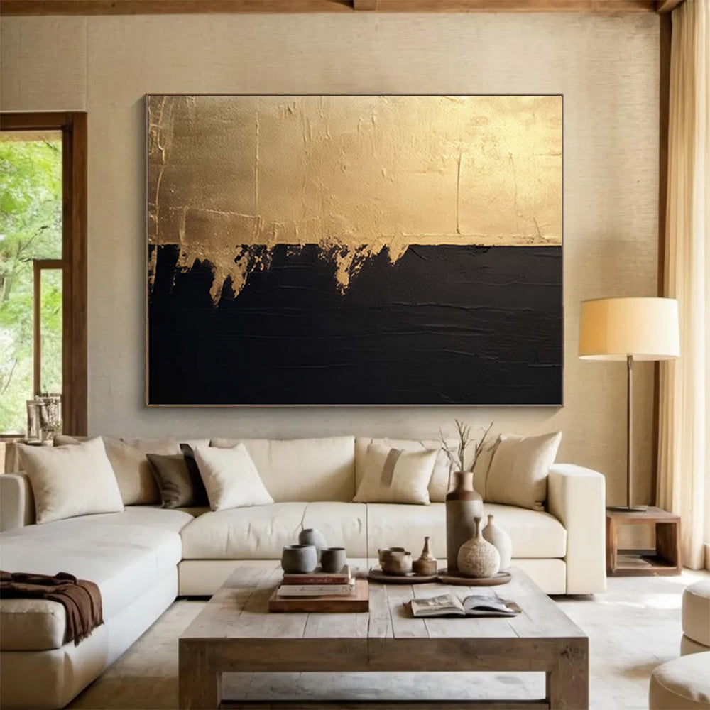 Immense Abstract Canvas for Pet Grooming Station Interiors - Commissioned Mixed Media on Canvas