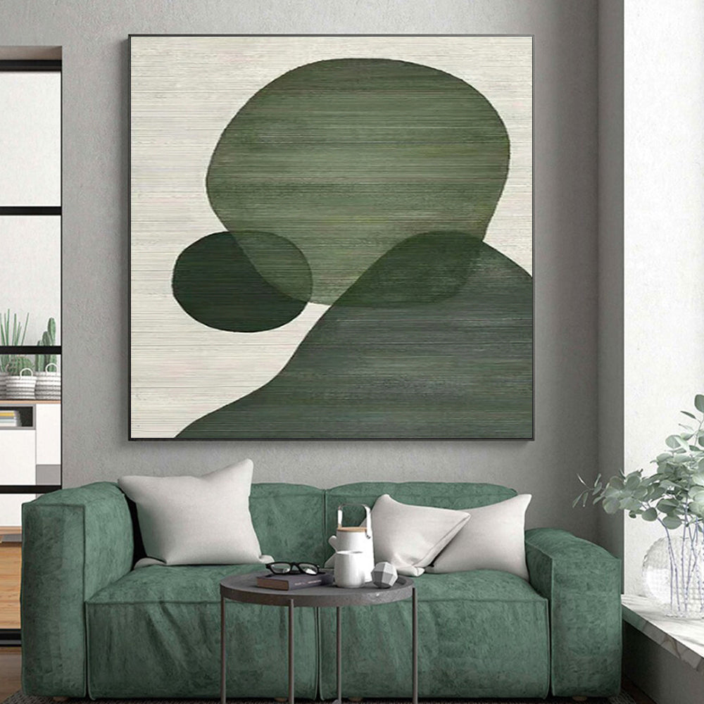 Custom Large Hand-Painted Abstract Painting for Home Music Studio Performance Wall LargeART0593