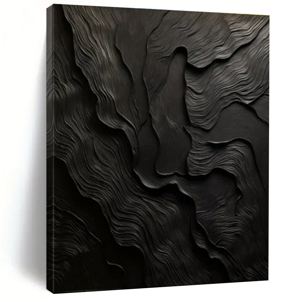 Monumental Contemporary Abstract Canvas for Home Music Studio Creative Backdrop