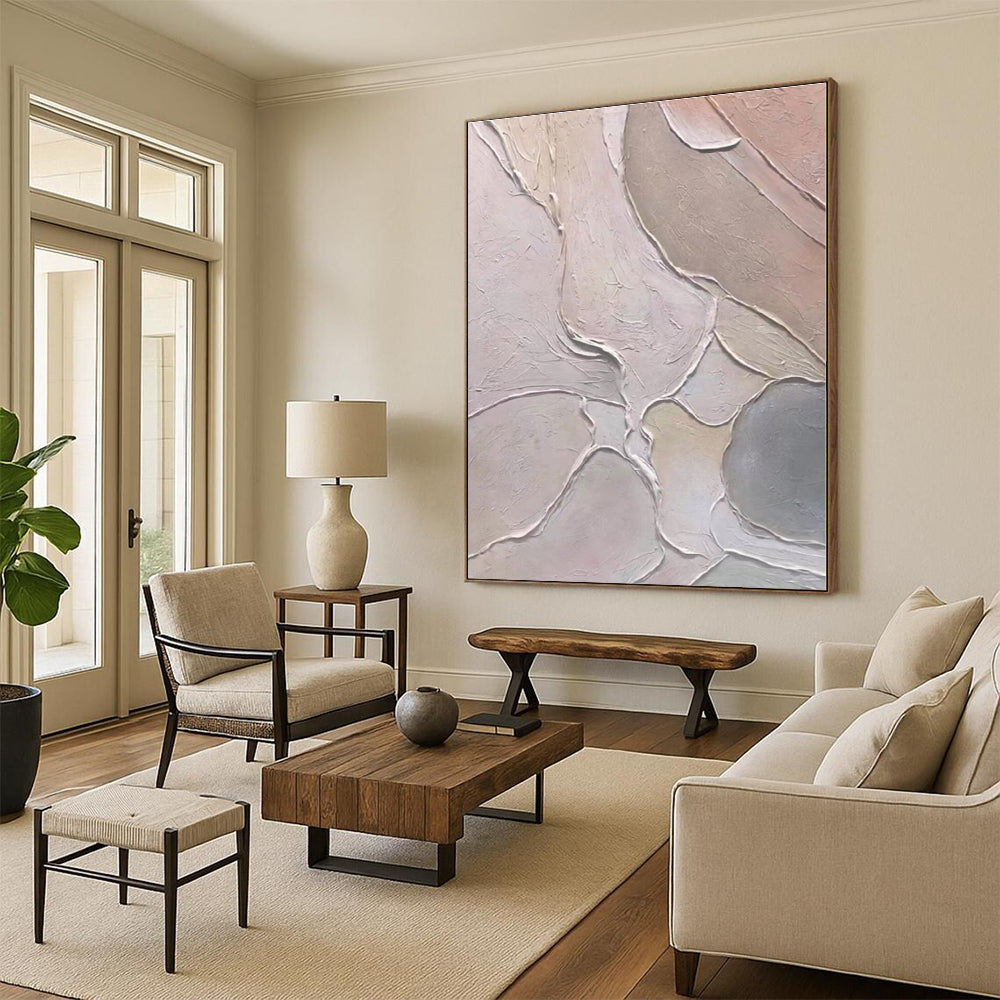 Enormous Customized Abstract Canvas for Pet Playpen Feature Wall