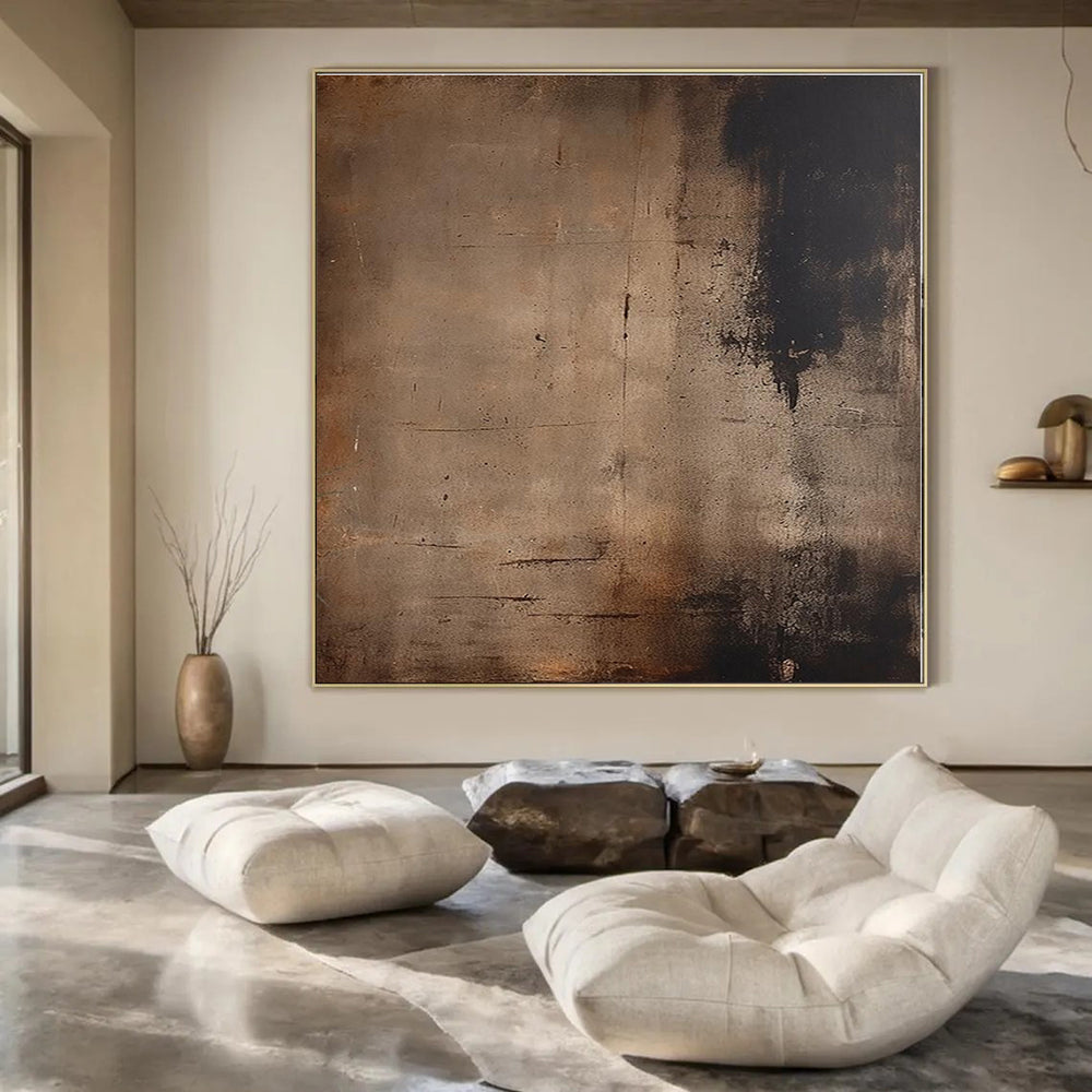 Hand-Painted Personalized Abstract Canvas for Office and Bedroom