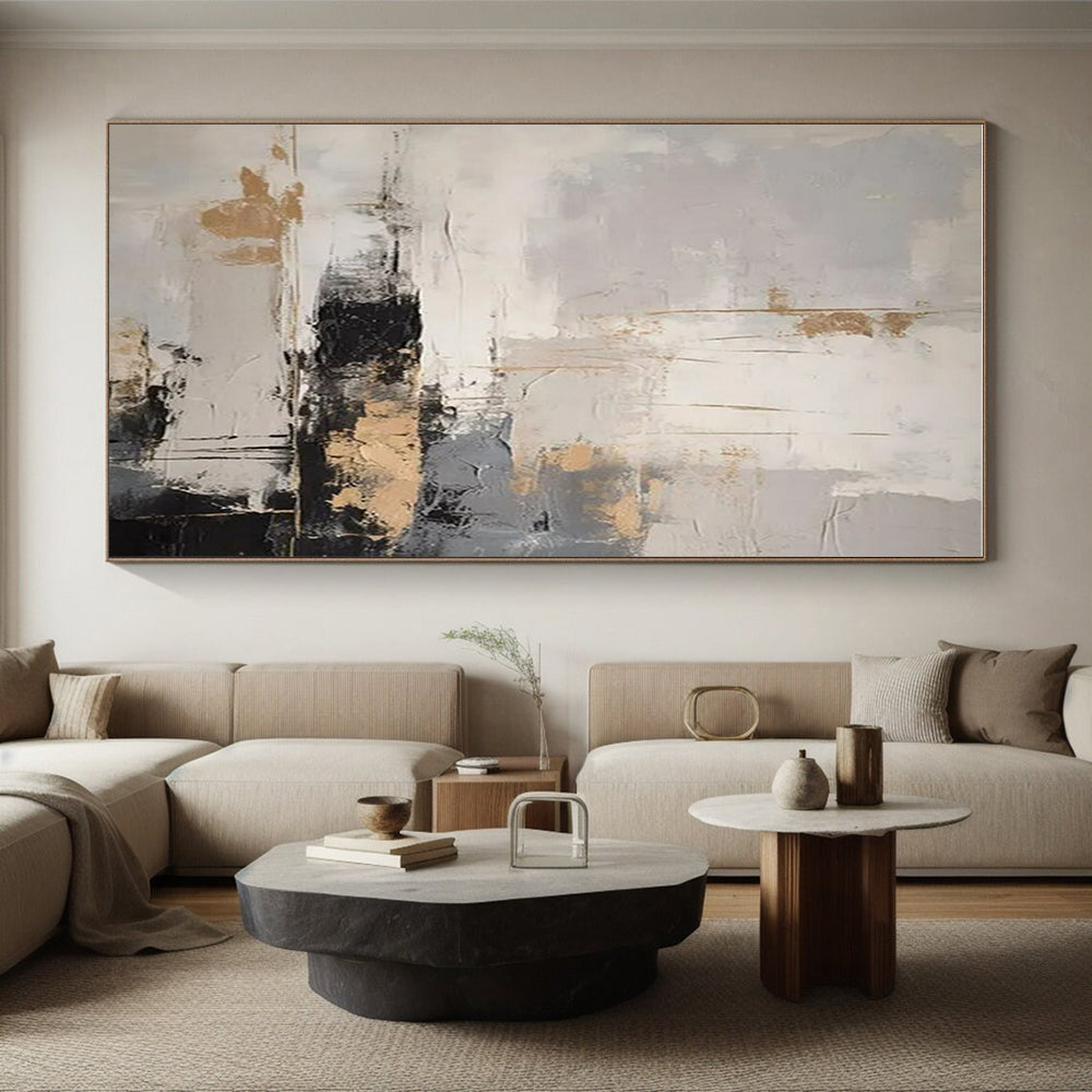 Super-Sized Modern Abstract Canvas for Virtual Event Backdrops